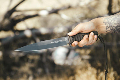 TOPS Wild Pig Hunter Fixed 7-9/16" Plain Blade, Micarta WPH-04 (USA) - NORTH RIVER OUTDOORS