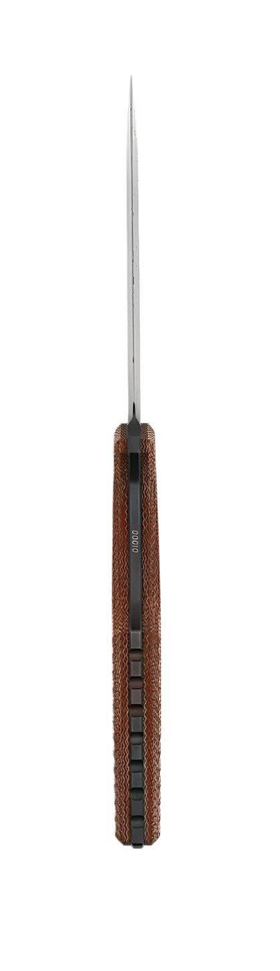 TRC Urban Tactical Elmax Natural Canvas Micarta Apocalyptic Finish Kydex Sheath - NORTH RIVER OUTDOORS