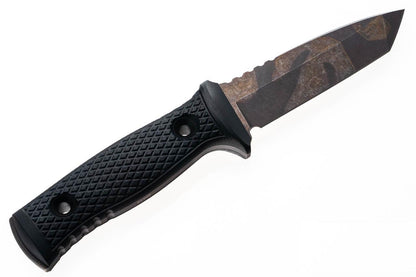 TRC M-1XT Elmax - Black G-10 - Apocalyptic Finish - Kydex Sheath - NORTH RIVER OUTDOORS