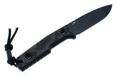 TRC Urban Tactical DLC Elmax Blade Black Camo Carbon Handle Kydex Sheath - NORTH RIVER OUTDOORS