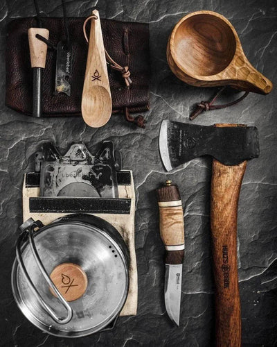 Uberleben Dursten Kanu Spoon | Handcrafted Traditional Wooden Spoon - NORTH RIVER OUTDOORS