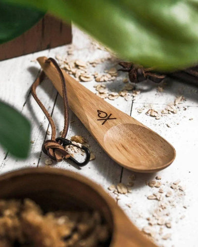 Uberleben Dursten Kanu Spoon | Handcrafted Traditional Wooden Spoon - NORTH RIVER OUTDOORS