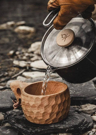 Uberleben Kessel 2.0 Pot + Waxed Canvas - NORTH RIVER OUTDOORS