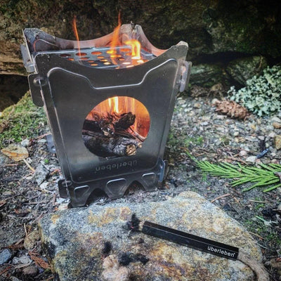 Uberleben Stoker Flatpack Stove + Waxed Canvas - NORTH RIVER OUTDOORS