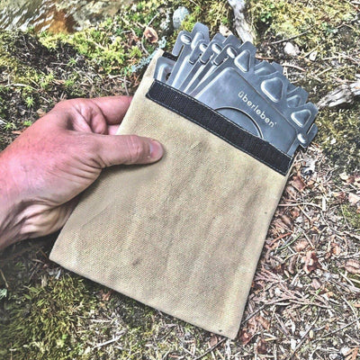 Uberleben Stoker Flatpack Stove + Waxed Canvas - NORTH RIVER OUTDOORS