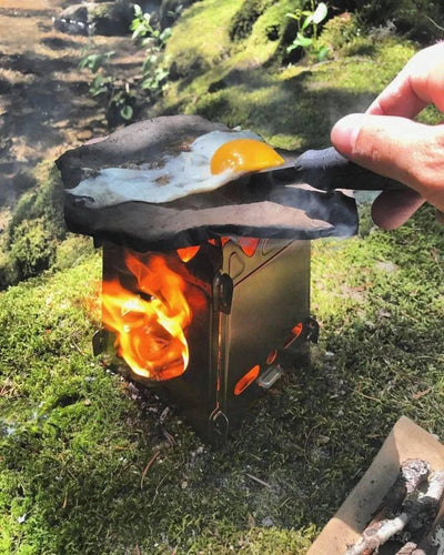 Uberleben Stoker Flatpack Stove + Waxed Canvas - NORTH RIVER OUTDOORS