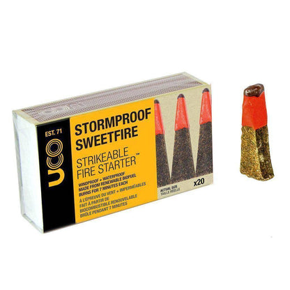 Stormproof Sweetfire Firestarter 20 Pack MT-SM-SFP - NORTH RIVER OUTDOORS