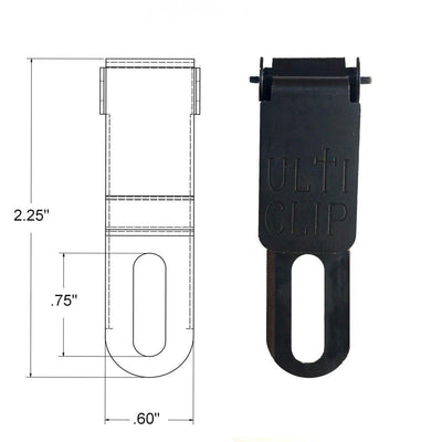 Ulticlip Slim 2.2 Knife Holster Clip (USA) - NORTH RIVER OUTDOORS