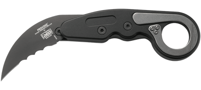 CRKT 4040 Kinematic Provoke Folding Karambit 2.41" D2 Black Plain Blade Aluminum Handles