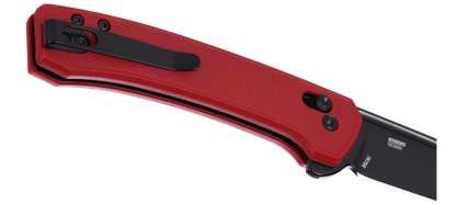 CRKT 7075 Q Compact Crossbar Lock Flipper Knife 3.05" 14C28N Stonewashed