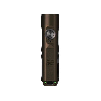 RovyVon A3 Pro Gen 4 7075 Aluminum Keychain Flashlight Desert Tan - NORTH RIVER OUTDOORS