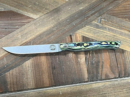 Custom White River Exodus 3 Fixed Blade Knife 3.88" S35VN Burl G10 Hybrid Handle (USA) - NORTH RIVER OUTDOORS