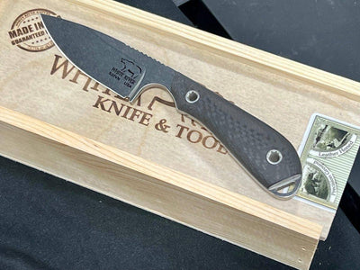 White River Custom M1 Carbon Fiber S35VN Fixed Blade (USA) - NORTH RIVER OUTDOORS