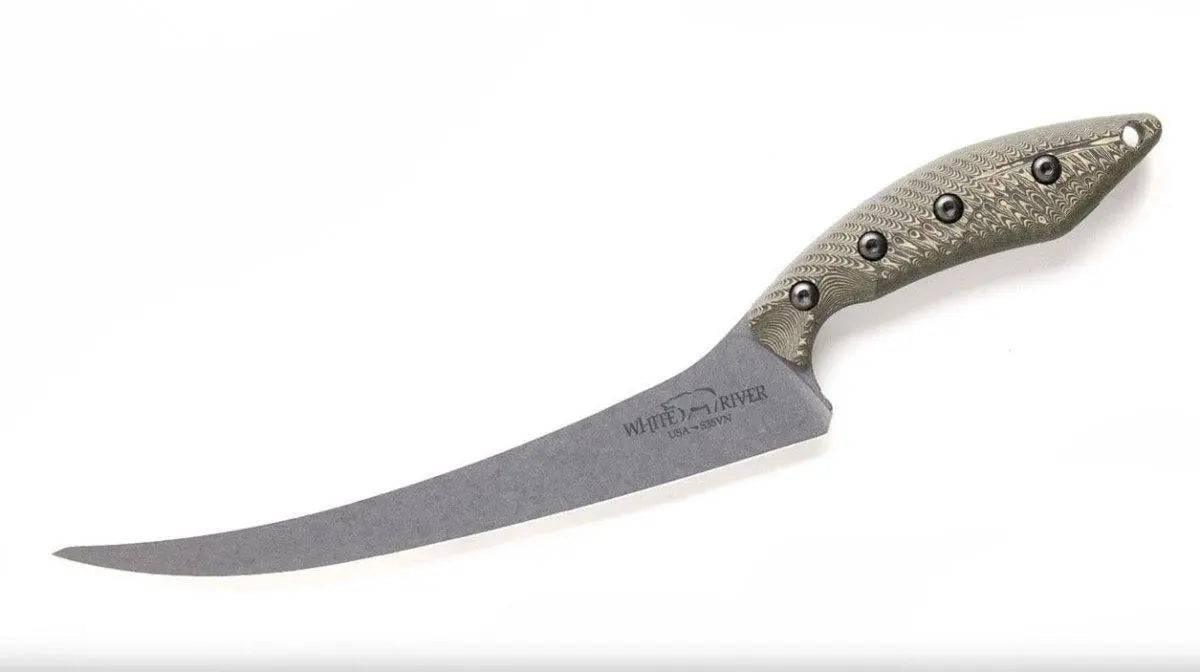 White River Knives Step-Up Fillet Knife S35VN Maple & Black Richlite G10 - NORTH RIVER OUTDOORS