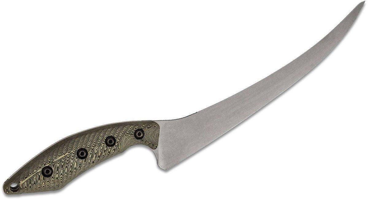 White River Step-Up Fillet Knife 8.5" S35VN Stonewashed Blade, Maple & Black Richlite WRSUF-RMB - NORTH RIVER OUTDOORS