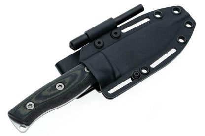 White River Ursus Cub Black & OD Green Linen Micarta Stonewashed MagnaCut Blade (WRUR35-LBO) - NORTH RIVER OUTDOORS