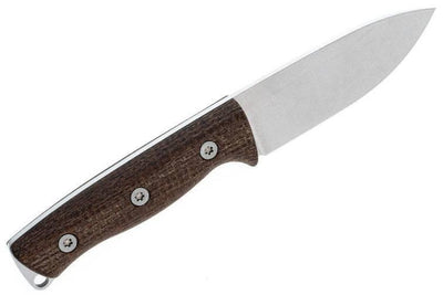 White River Ursus Cub Natural Burlap Micarta with Magnacut Steel (WRUR35-BNA) - NORTH RIVER OUTDOORS