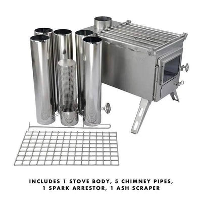 Winnerwell Nomad Large Tent Stove 1500 Cubic Inch Firebox - NORTH RIVER OUTDOORS