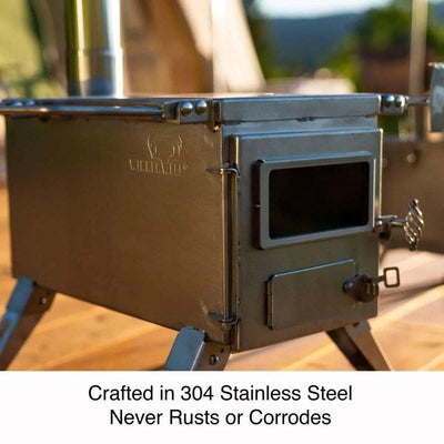 Winnerwell Nomad Medium Tent Portable Stove 800 Cubic Inch Firebox - NORTH RIVER OUTDOORS