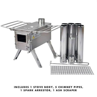 Winnerwell Nomad Small Portable Stove 450 Cubic Inch Firebox - NORTH RIVER OUTDOORS