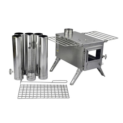 Winnerwell Nomad View Large Tent Stove 1500 Cubic Inch Firebox - NORTH RIVER OUTDOORS
