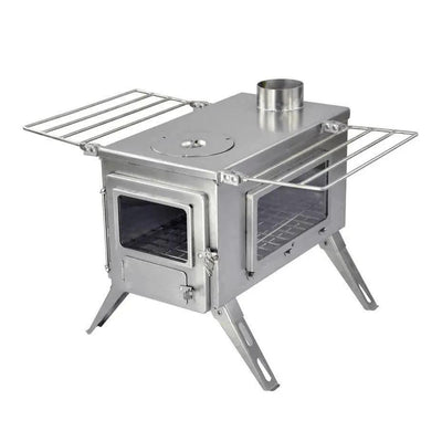 Winnerwell Nomad View Large Tent Stove 1500 Cubic Inch Firebox - NORTH RIVER OUTDOORS