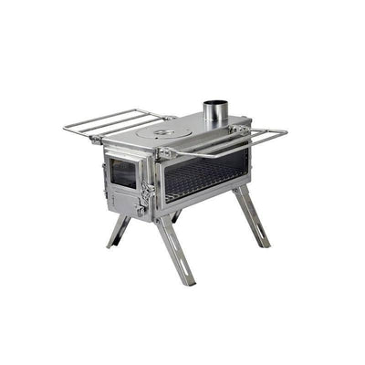 Winnerwell Nomad View Small Portable Stove 450 Cubic Inch Firebox - NORTH RIVER OUTDOORS