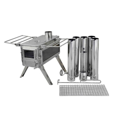 Winnerwell Nomad View Small Portable Stove 450 Cubic Inch Firebox - NORTH RIVER OUTDOORS