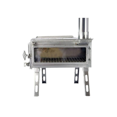Winnerwell Nomad View Small Portable Stove 450 Cubic Inch Firebox - NORTH RIVER OUTDOORS