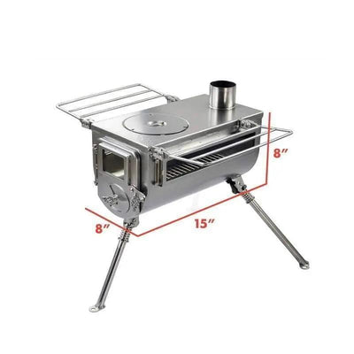 Winnerwell Woodlander Double-View Large Stove (Firebox 1500 ci) - NORTH RIVER OUTDOORS