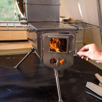 Winnerwell Woodlander Large Tent Stove 1500 Cubic - NORTH RIVER OUTDOORS