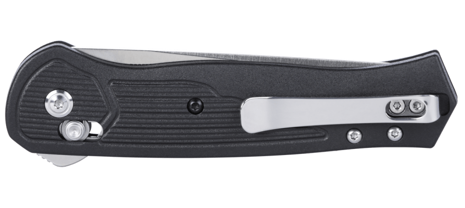 CRKT 7170 Sero Crossbar Lock Flipper Knife 3.02" S35VN Satin Drop Point Black Handles