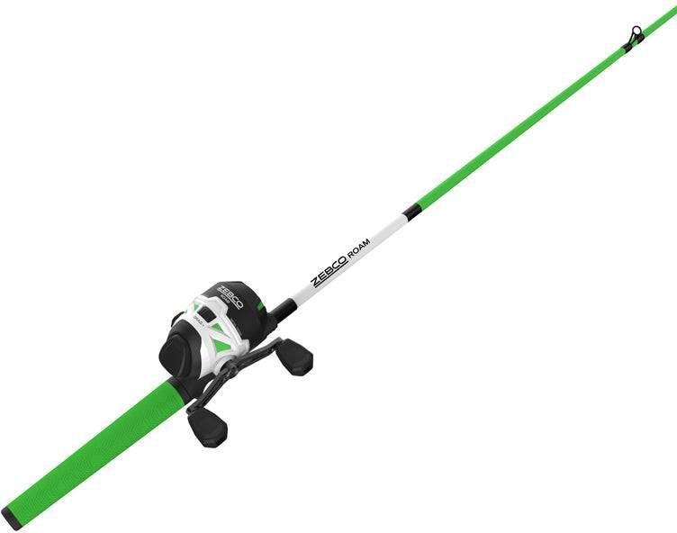 ZEBCO ROAM ROD REEL FISHING COMBO - 30 SIZE GREEN 6'0" - NORTH RIVER OUTDOORS