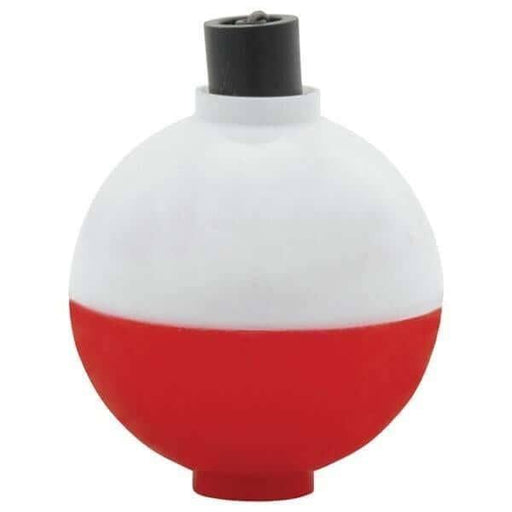 2.5 Red / White Floats Bobber Plastic (Individual) - NORTH RIVER OUTDOORS