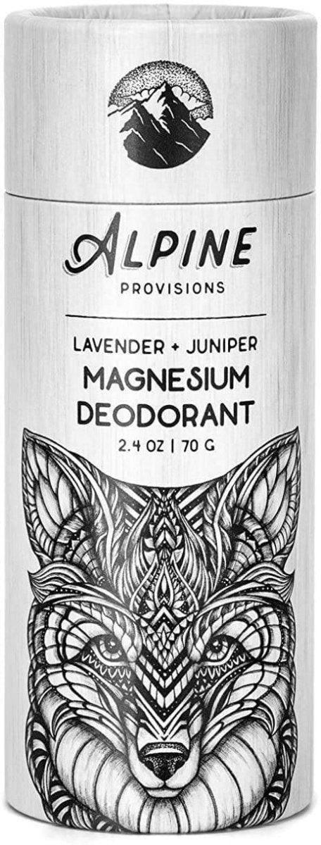 Alpine Provisions Magnesium Deodorant, Lavender + Juniper, 2.4 oz from NORTH RIVER OUTDOORS