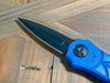 Asheville Steel Paragon Warlock Dagger Mystic Blue S30V (USA) from NORTH RIVER OUTDOORS