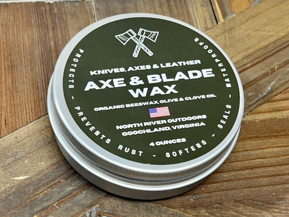 Axe Wax Premium Blade Care for Axes Knives EDC Carbon Steel Wood Leather