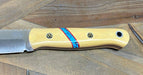 Bark River Bushcraft Scout Knife MagnaCut Antique Ivory Micarta Handles (USA) from NORTH RIVER OUTDOORS