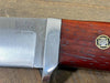 Bark River Classic Drop Point Hunter Knife S45VN Bloodwood Maple Burl Mosaic Pins from NORTH RIVER OUTDOORS