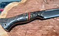 Bark River Cub 3V Bog Oak Knife Dino Bone Spacer White Liners Mosaic Pins (USA) from NORTH RIVER OUTDOORS