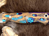 Bark River Gunny CPM 3V Knife Purple Cholla Cactus Handles with Turquoise from NORTH RIVER OUTDOORS