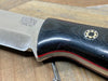 Bark River Gunny Scandi CPM 3V Black Linen Micarta, Red Liners, Mosaic Pins from NORTH RIVER OUTDOORS