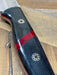 Bark River Gunny Scandi CPM 3V Black Micarta, Bloody Basin Spacer, Red Liners, Mosaic Pins from NORTH RIVER OUTDOORS