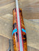 Bark River Gunny Scandi CPM 3V Desert Ironwood Burl, Turquoise Spacer, Red Liners, Mosaic Pins from NORTH RIVER OUTDOORS