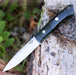 Bark River Knives Aurora Fixed 4.75" A2 Knife Black from NORTH RIVER OUTDOORS