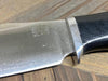 Bark River Matterhorn Fixed Blade Knife CPM-S45VN Black Canvas Micarta from NORTH RIVER OUTDOORS