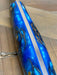 Bark River Puukko 3V Knife Blue Sprucecone - Blue Liners (USA) from NORTH RIVER OUTDOORS