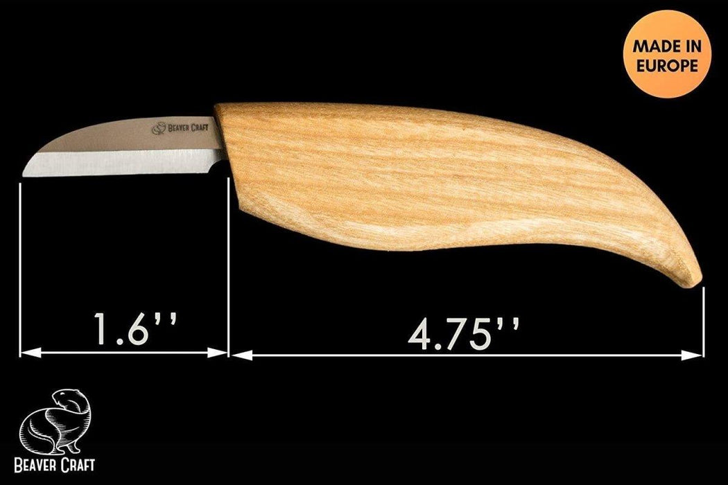 BeaverCraft C3 Small Sloyd Carving Knife - North River Outdoors