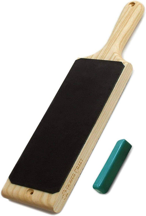 Double Sided Leather Strop for Sharpening, Polishing and Honing all kind of  Blades or Knives, Small Size