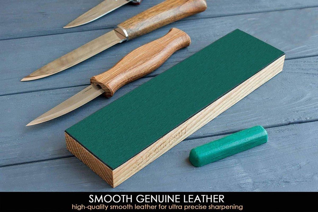 BeaverCraft Leather Strop Sharpening Knife Kit - NORTH RIVER OUTDOORS